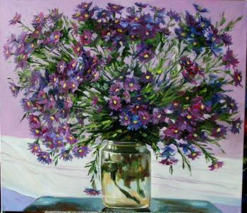 Lilac autumn on the table