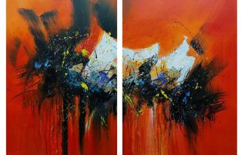 Illumination. Diptych (Painting As A Birthday Present). Dupree Brian