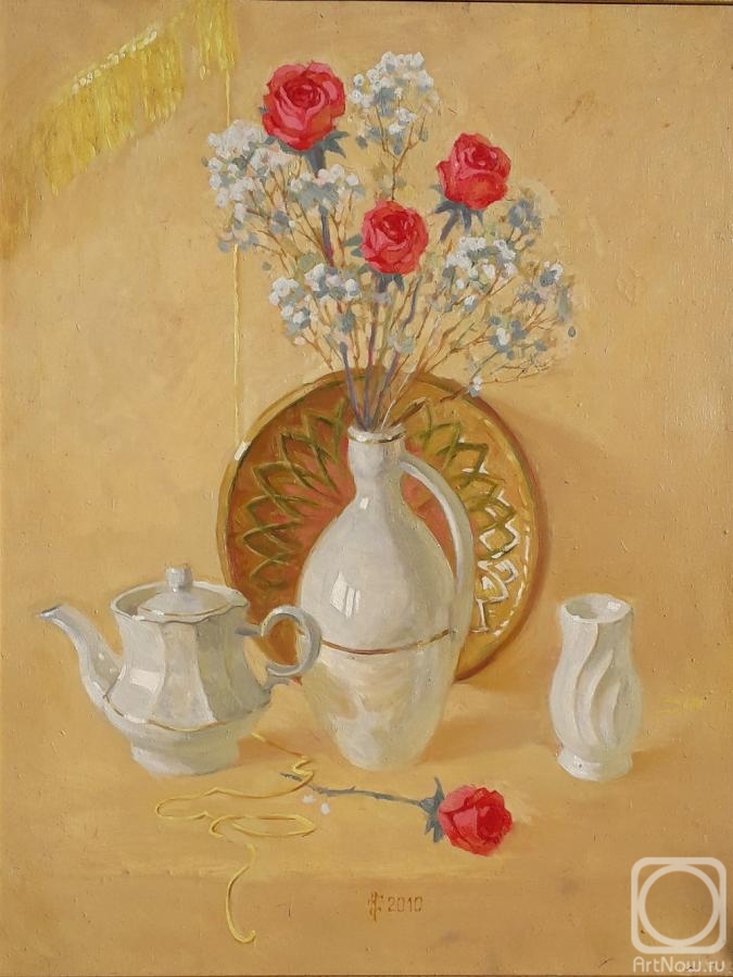 Fedoseev Konstantin. Still life with roses
