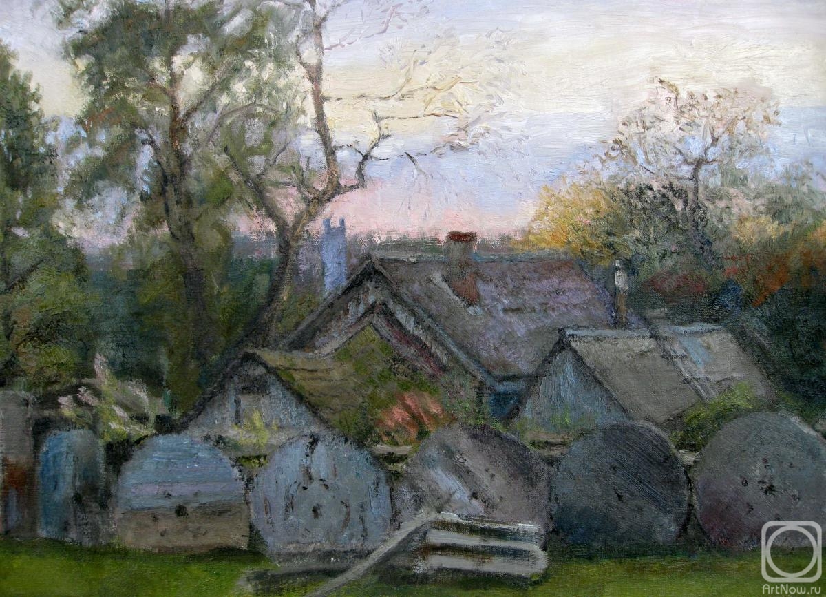 Okatov Aleksey. Dawn in the village