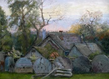 Okatov Aleksey Pavlovich. Dawn in the village