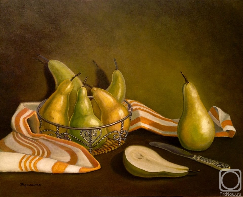 Padalkina Irina. Still life with pears
