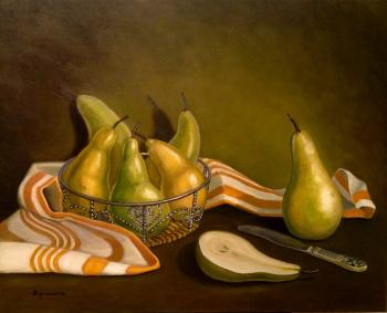 Still life with pears. Padalkina Irina