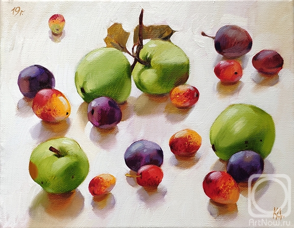 Kalinkina Dina. Apples and plums
