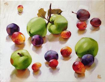 Apples and plums. Kalinkina Dina