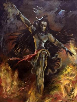 Shiva dances among the death-piles (Mohit Raina). Lievsky Felix