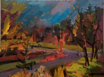 Falling leaves. Mizulina Olga