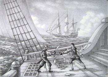 Pirate scene 3 (Battle Scene). Kulagin Oleg