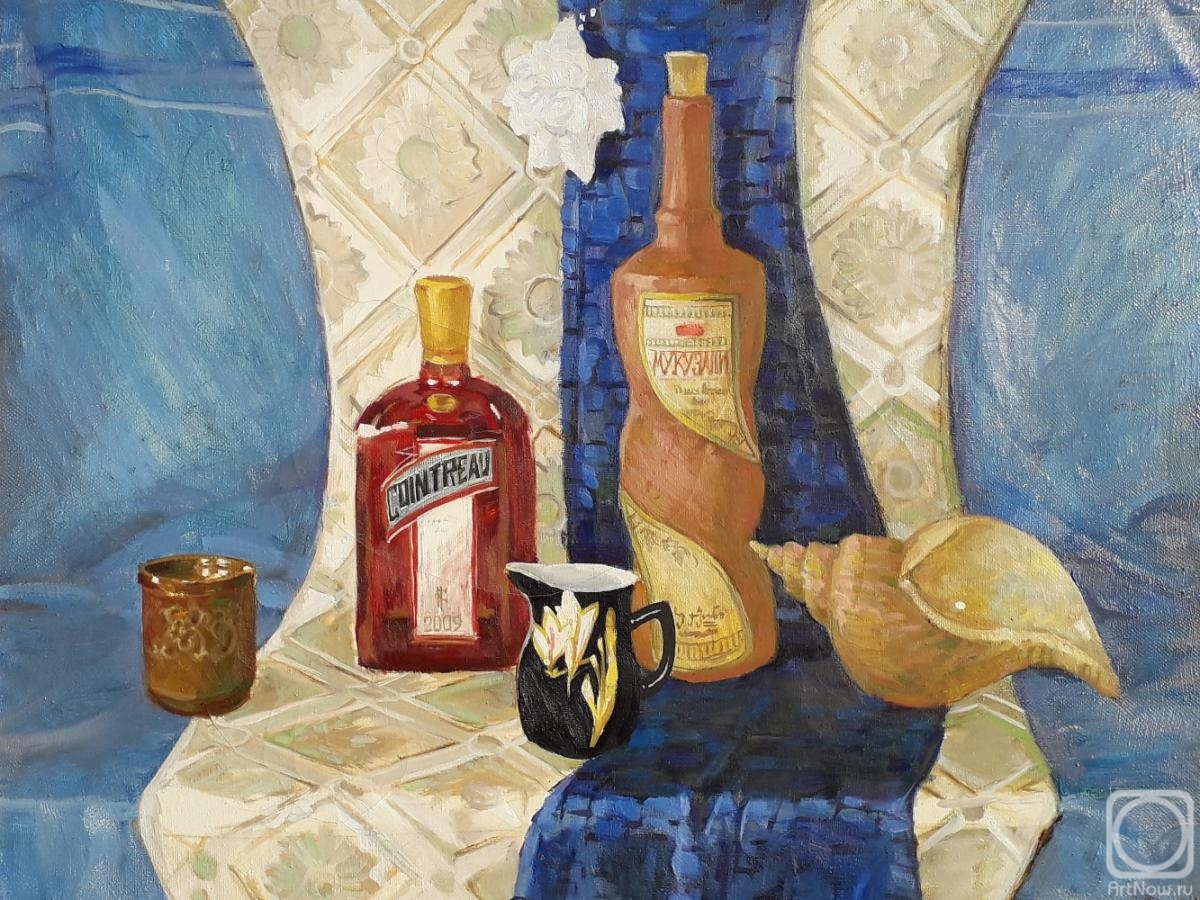 Fedoseev Konstantin. Still life with large shell