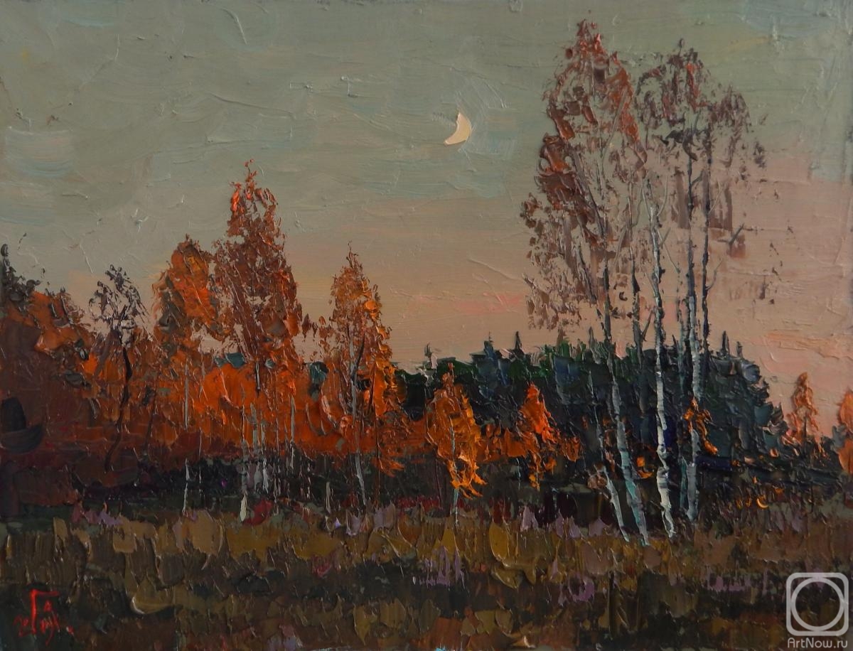 Golovchenko Alexey. The warm evening of October