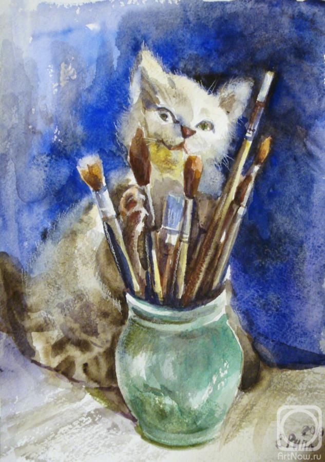 Ripa Elena. Cat artist