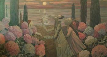 Poet, in love with the moon. Serjantova Olesja