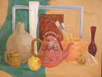 Fedoseev Konstantin Victorovich. Still life with folded sheet