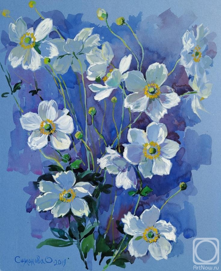 Simonova Olga. Anemone japanese