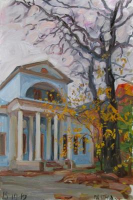 Painting Moscow, autumn, Struisky estate. Dobrovolskaya Gayane