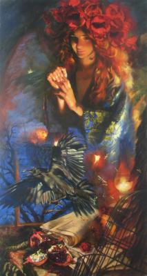Angel of night window (Night Cage). Goryacheva Svetlana