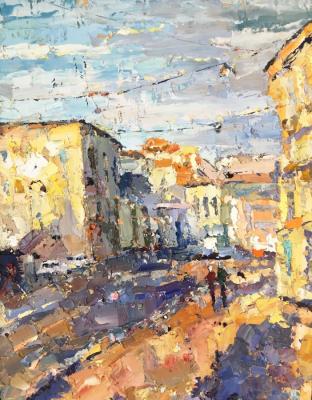 The sun of October (Painting A Sunny Day In The City). Gavlina Mariya