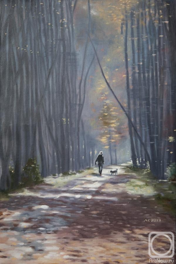 Soloviev Leonid. Autumn Walks