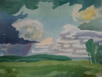Rain in the distance (Nube). Klenov Andrei