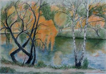 Autumn. The pond in Biryulevo Vostochnoe