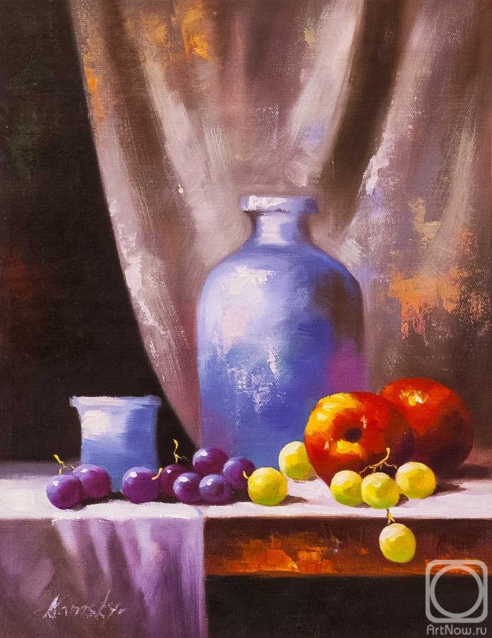 Kamskij Savelij. Fruits and objects. Playing with color and texture N2