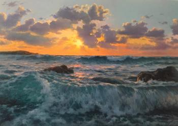 Evening sea. Kostiuk Sergey