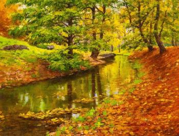 Autumn at the stream. Kamskij Savelij