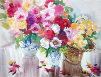 Roses in vintage China