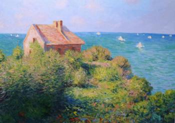The Fisherman's House. A Copy Of Monet