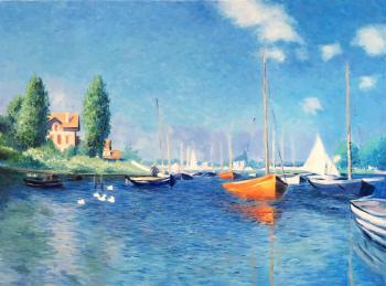The Boats By Monet. Copy. Bikova Yulia