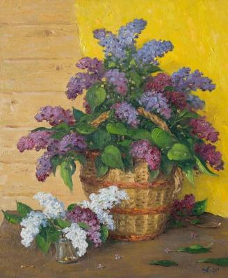 Alexandrovsky Alexander . Lilac, Summer Still Life