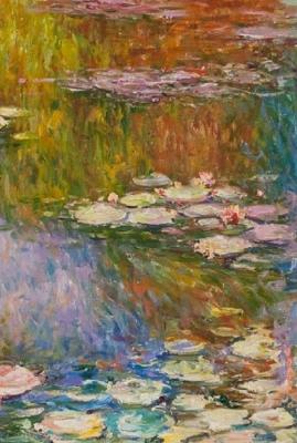 Water Lilies N37 , a copy painting by Claude Monet. Kamskij Savelij