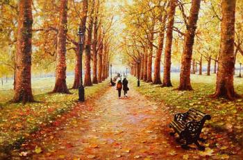 In the warm rays of autumn (Lea). Kamskij Savelij