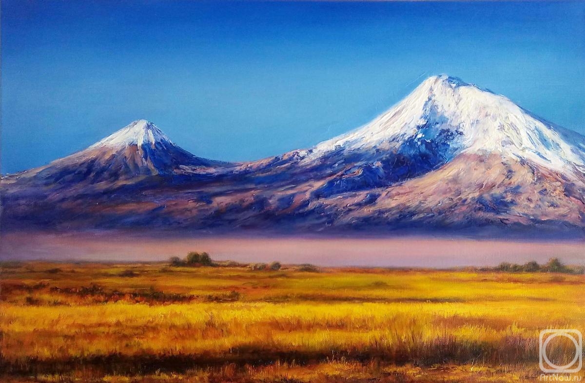 Manukhina Olga. Dawn in the Ararat Valley