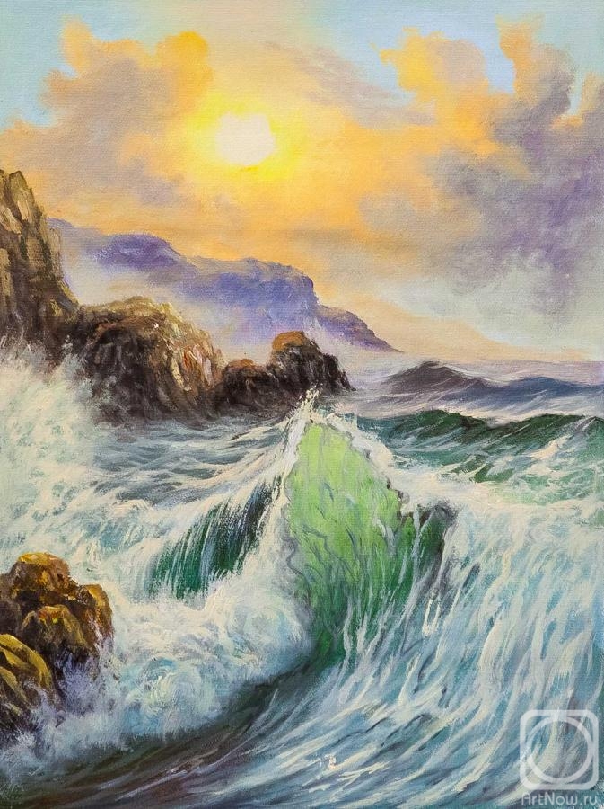 Lagno Daria. Emerald Waves and the Sun