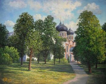 Summer. Temple of the Protection of the Holy Virgin in Izmailove (Painting A Sunny Day In The City). Fruleva Tatiana