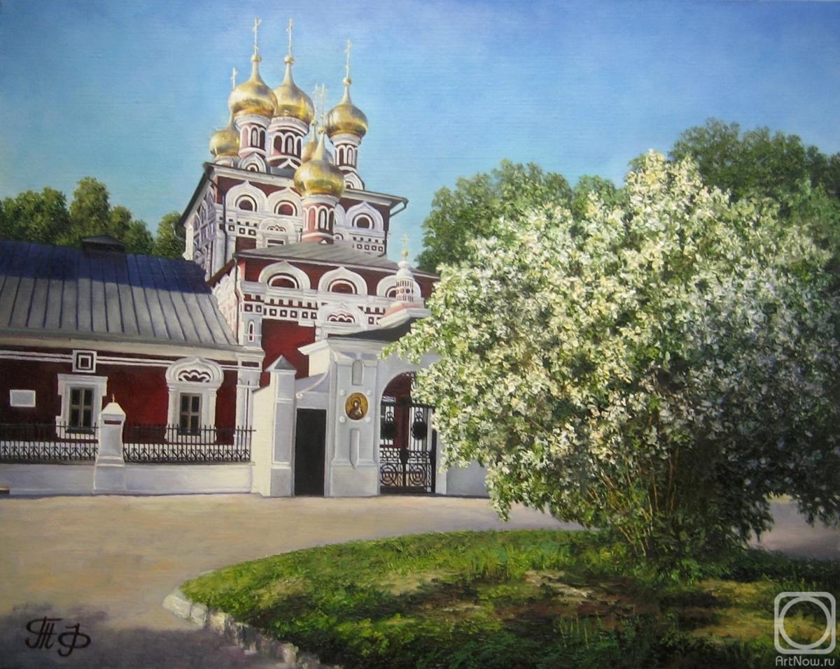 Fruleva Tatiana. Summer day in Izmailove. Church of the Nativity