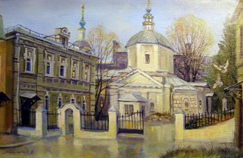 Moscow. Lyshchikova Gora, Church of the Protection of the Mother of God. Gerasimov Vladimir