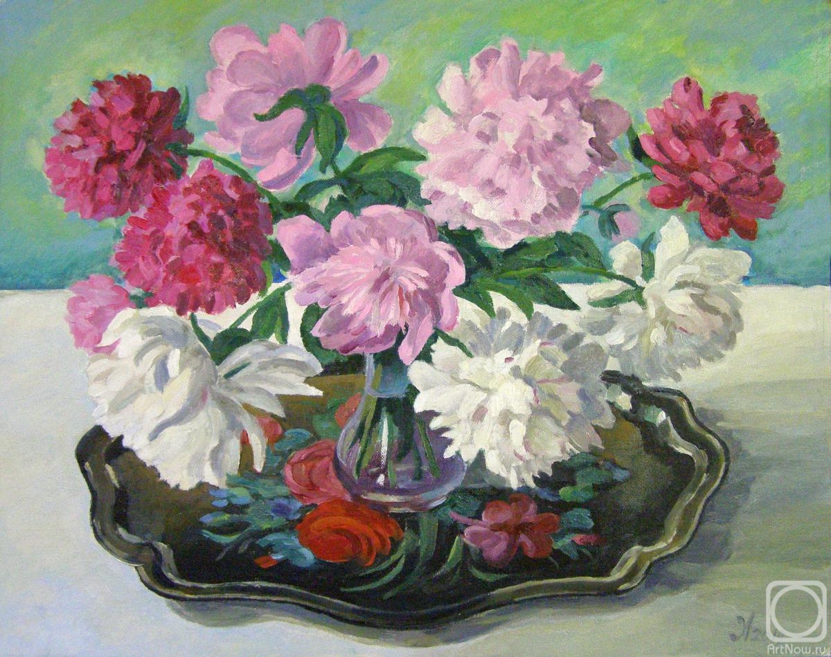 Homyakov Aleksey. Bouquet of Peonies