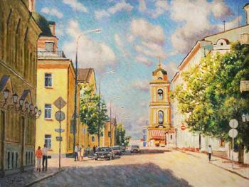 The bright sun of may (Rozhdestvenka Street). Razzhivin Igor