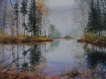 Autumn river. Vokhmin Ivan
