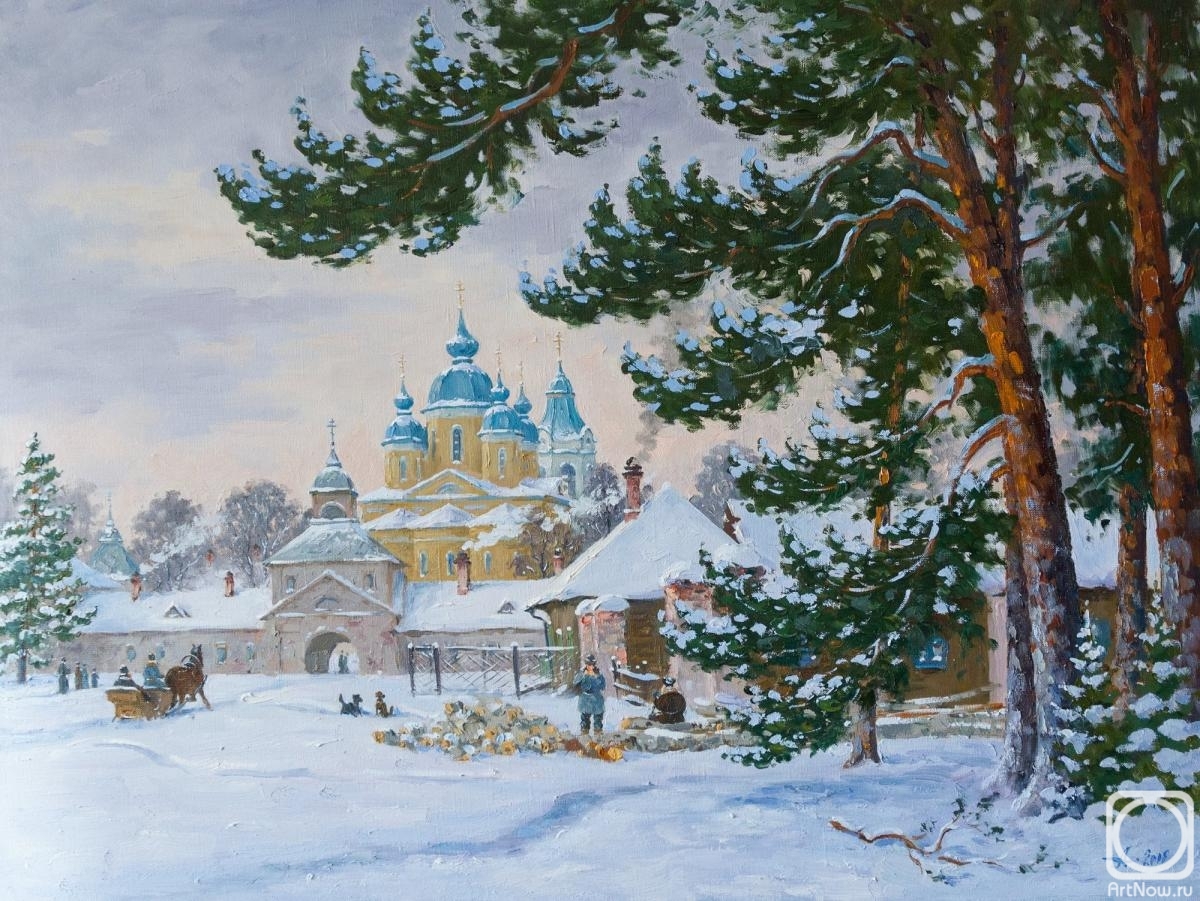 Alexandrovsky Alexander. Winter at Konevets