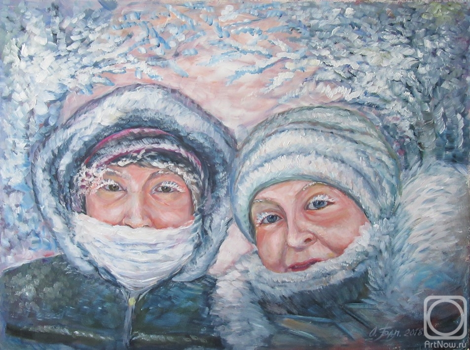 Balakina Olga. Snow Grannies