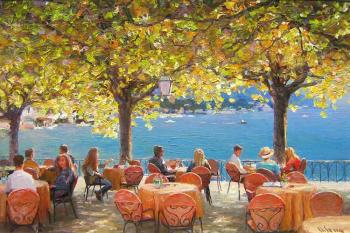 Cafe on the waterfront. Seng Anatoliy