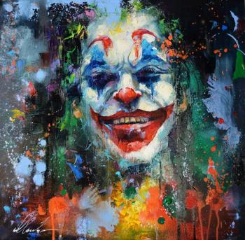 Joker smile (Joaquin Phoenix). Moiseyeva Liana