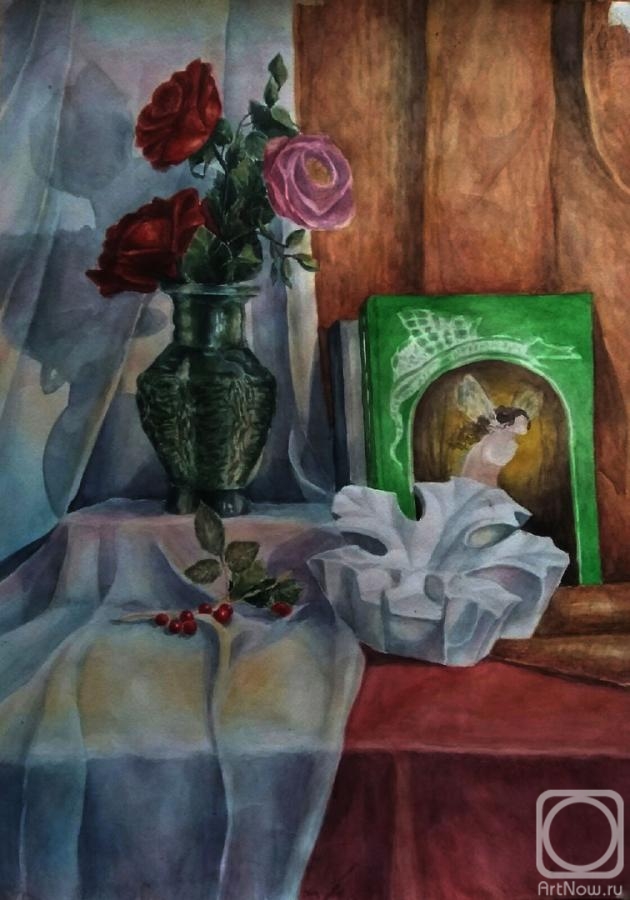 Panifodova Polina. Still life with roses