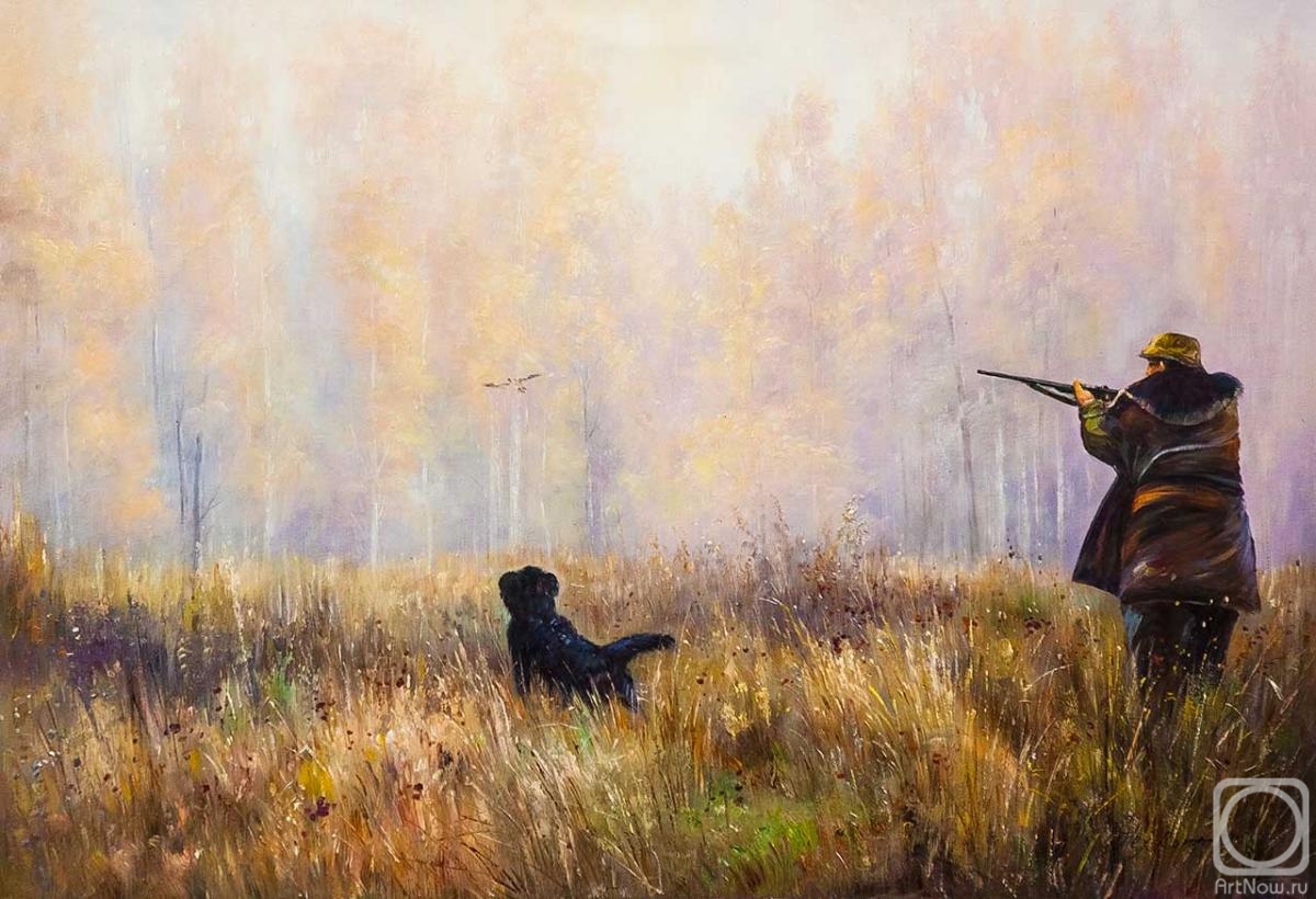 Romm Alexandr. Hunting in the early morning