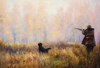 Hunting in the early morning. Romm Alexandr