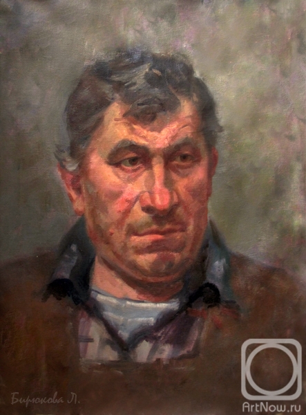 Biryukova Lyudmila. A Portrait Of Leonid Bykov