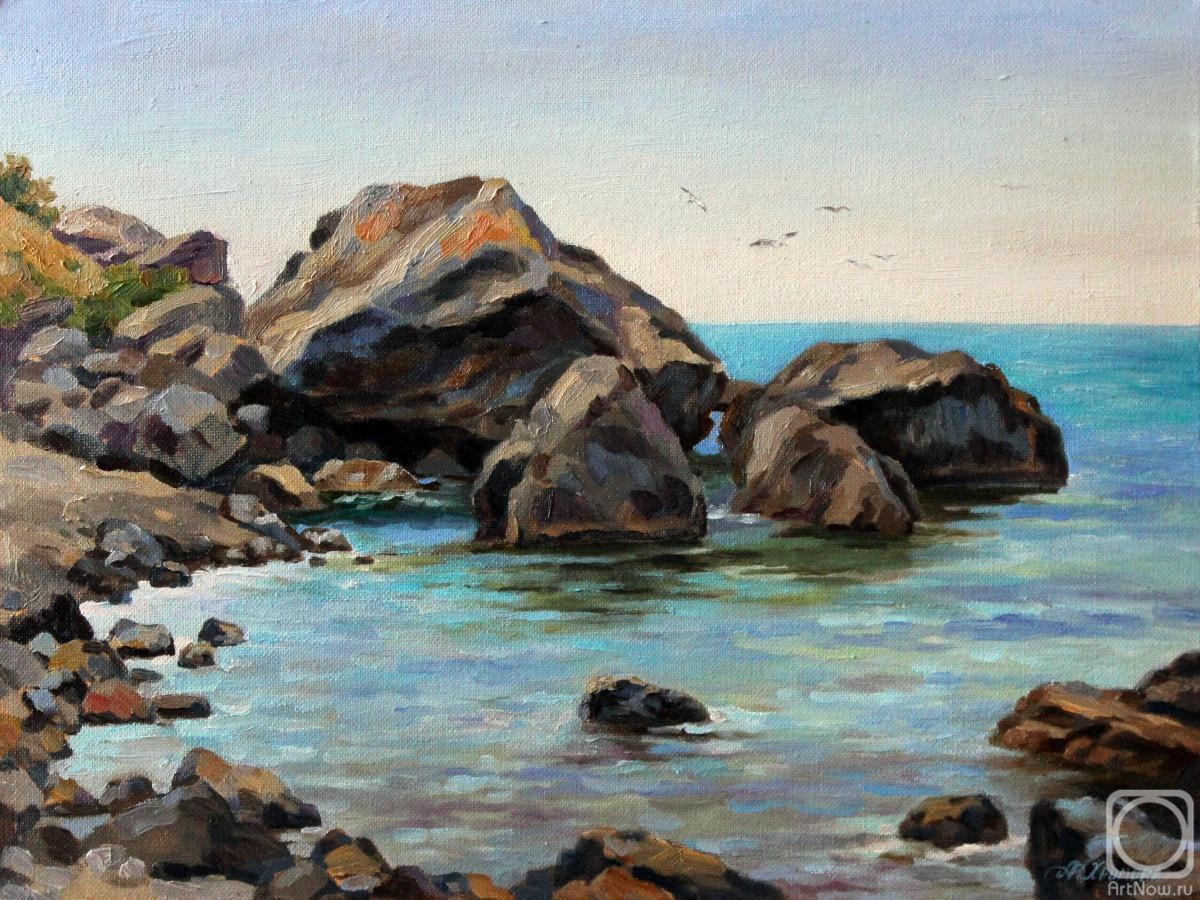 Norenko Anastasya. Stones by the sea. Crimea
